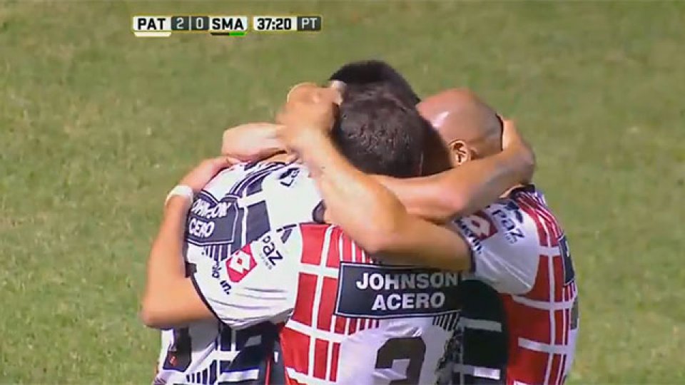 Patronato goleó a San Martín de San Juan en el Presbítero Grella.