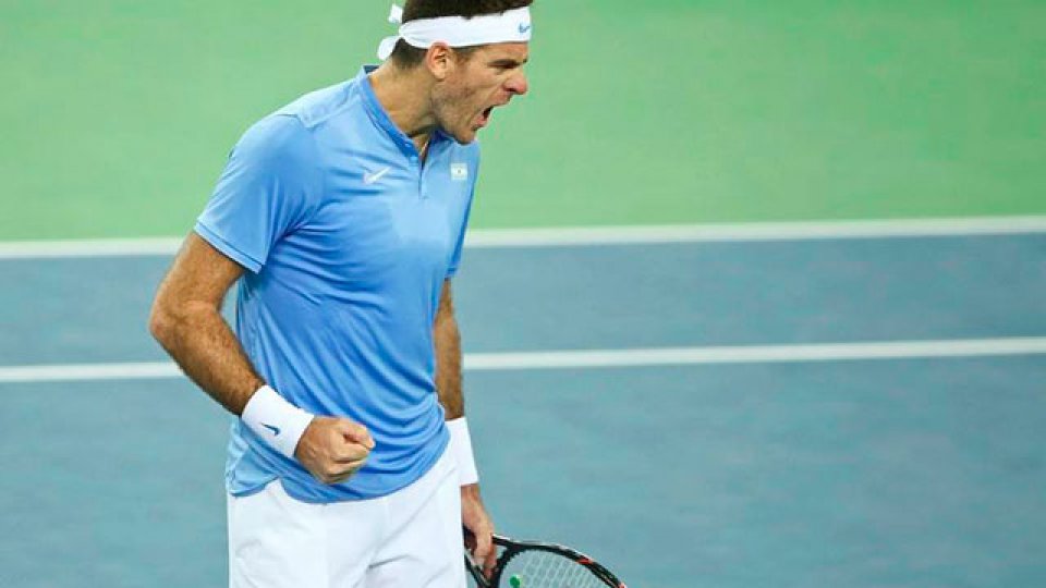 Del Potro venció a Cilic y Argentina sigue con vida.