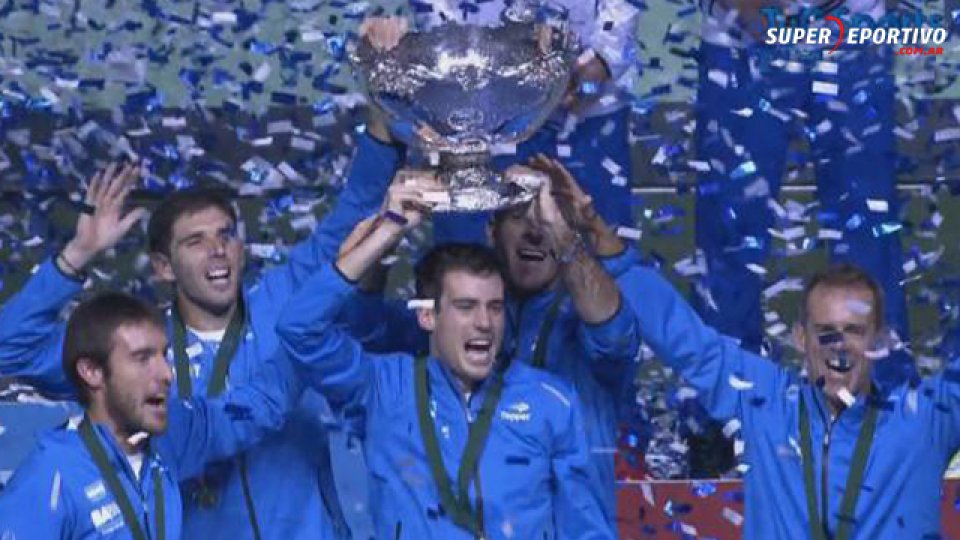 De la mano de Delbonis, Argentina ganó su primera Copa Davis.