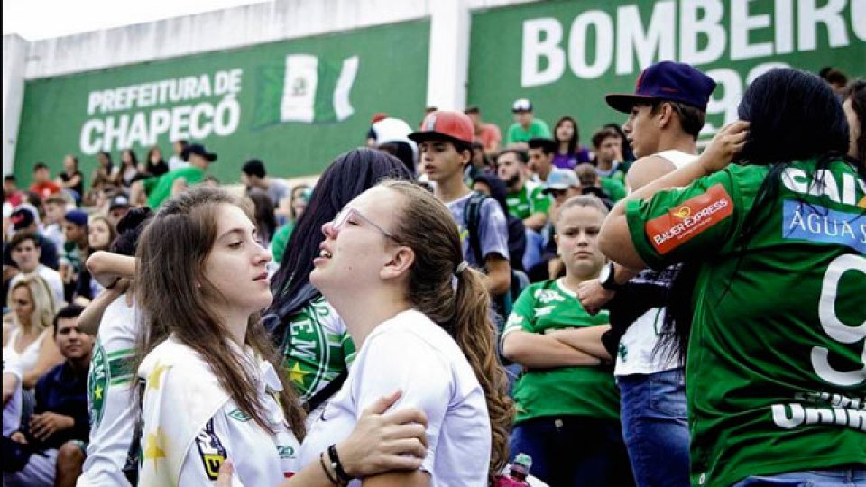 Emocionante homenaje a las víctimas de la tragedia.