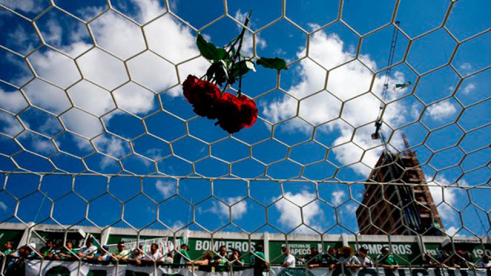 Emocionante homenaje a las víctimas de la tragedia.