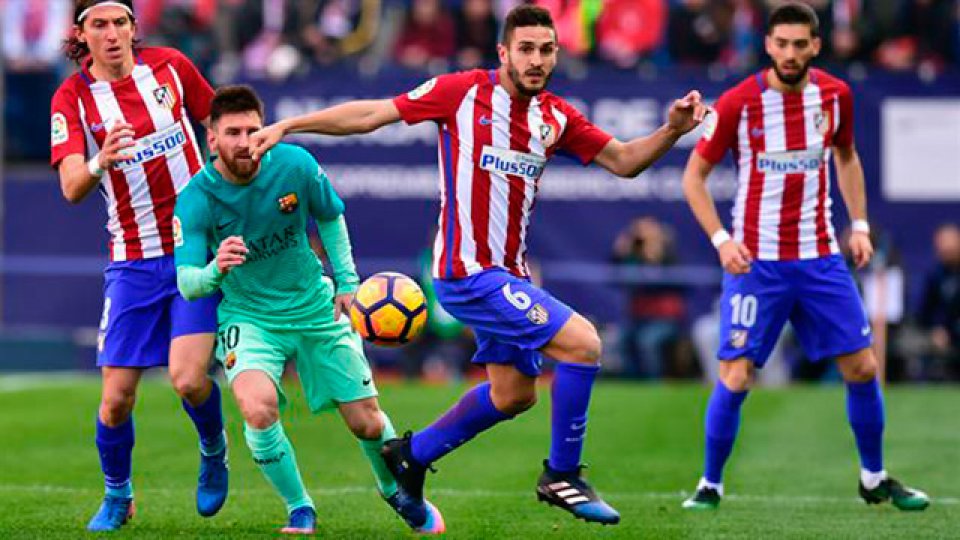 Messi marcó sobre el final y le dio la victoria al Barcelona.