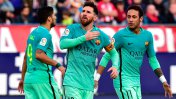 España: Lionel Messi marcó sobre el final y le dio la victoria al Barcelona