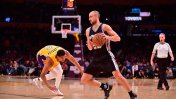 NBA: Seis puntos de Manu Ginóbili en la victoria de los Spurs ante los Lakers