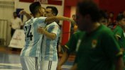 Argentina debutó en la Copa América de Futsal con un contundente triunfo