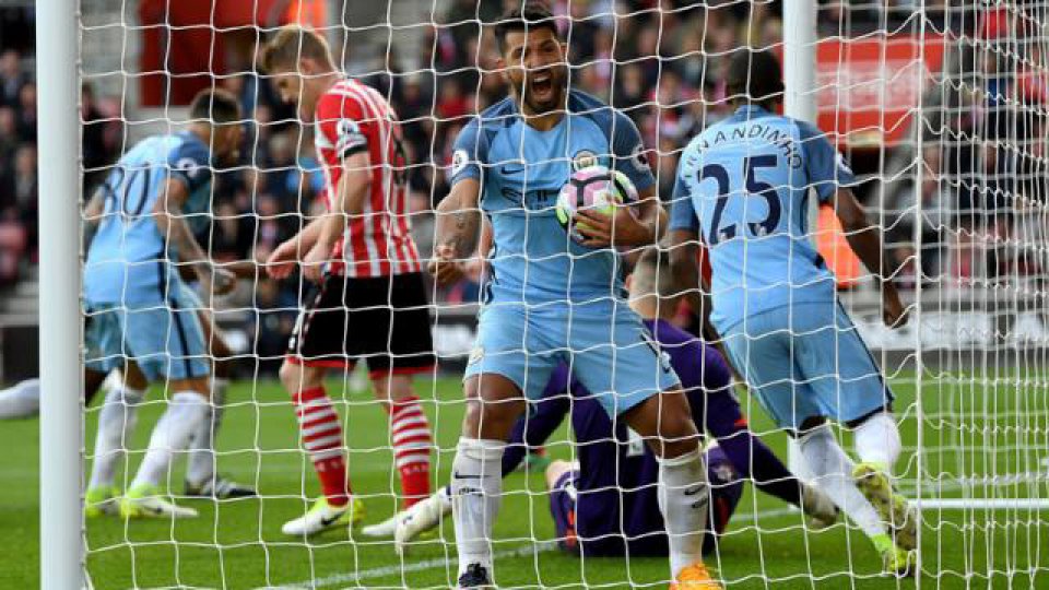 El Kun marcó y el City está en zona de clasificación a la Champions.