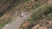 Video: El guardarrail le salvó la vida a un piloto del Rally europeo en España