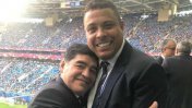 El encuentro entre Diego Maradona y Ronaldo