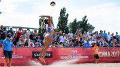 Caída de la entrerriana Gallay en el arranque del Mundial de Beach Volley en Viena