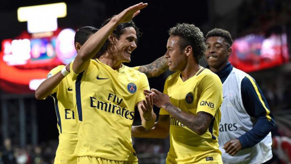 El primer gol de Neymar en Francia llegó a siete del final.