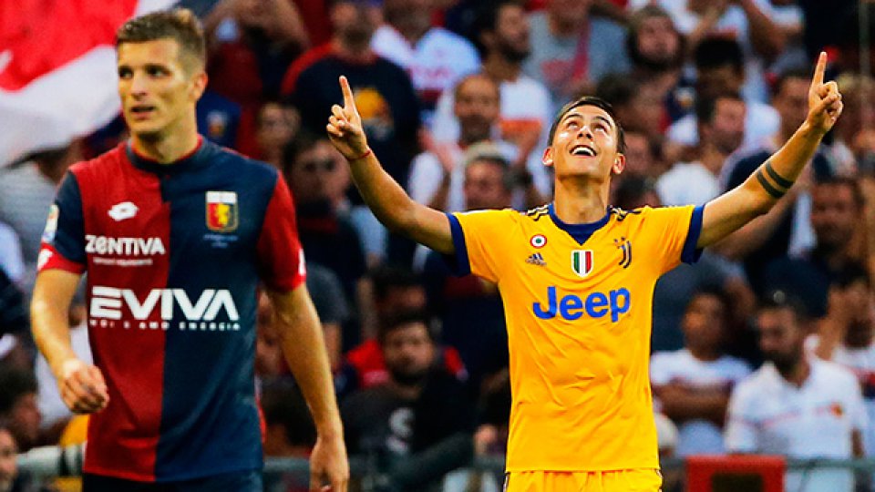 Juventus festejó con un tres goles de Paulo Dybala.