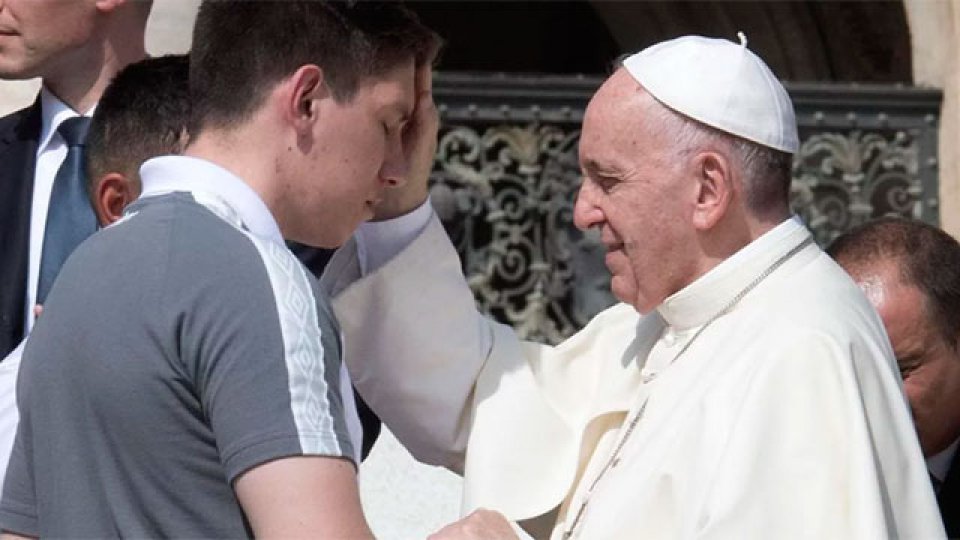 El Papa Francisco recibió al Chapecoense a casi un año de la tragedia aérea.