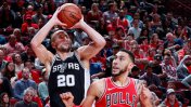 NBA: San Antonio Spurs, con Ginóbili, logró su segundo triunfo ante Chicago Bulls