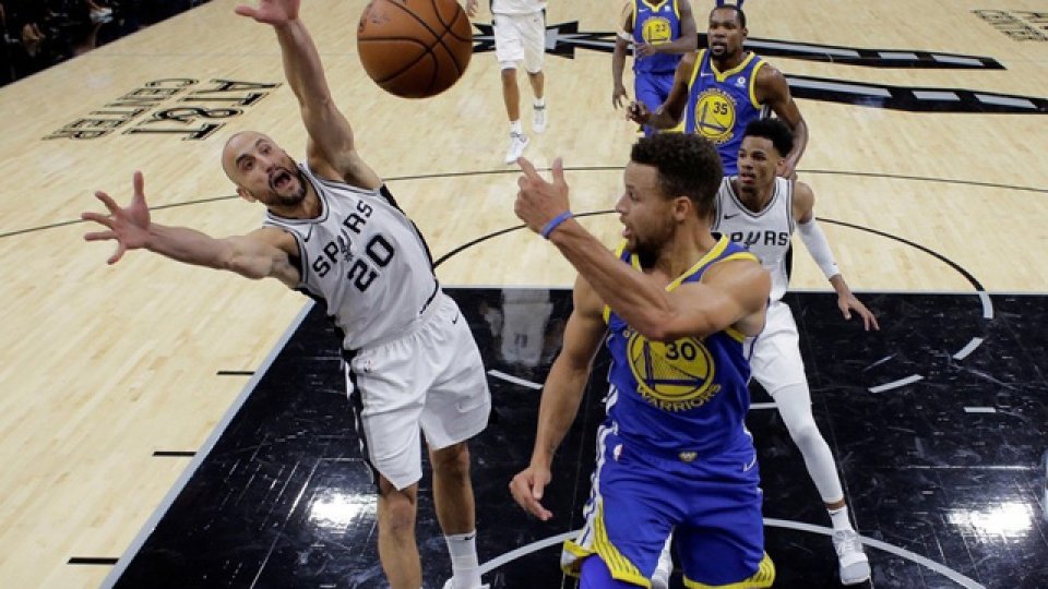 Los Spurs de Manu Ginóbili no pudieron con el campeón. (Foto AP) Los Spurs de Manu Ginóbili no pudieron con el campeón. (Foto AP)