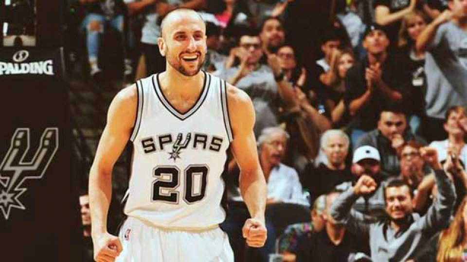 Ginóbili es el jugador de los Spurs que más votos consiguió.