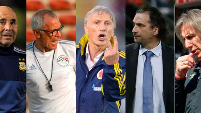 No hubo triunfos para los directores técnicos argentinos en su debut mundialista