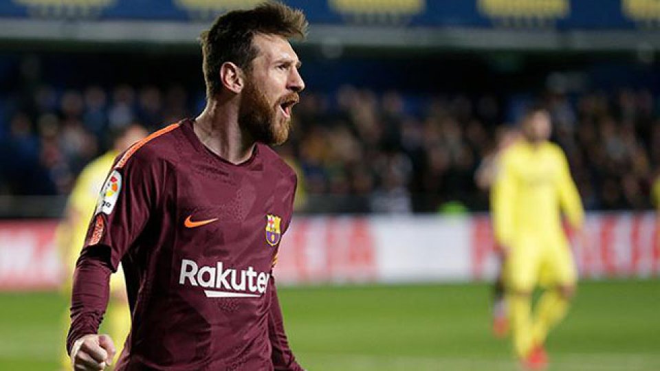 La Pulga llegó a 14 goles en la Liga y es el máximo artillero del torneo. La Pulga llegó a 14 goles en la Liga y es el máximo artillero del torneo.