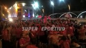 Paraná se vistió de Rojo: Los hinchas de Independiente festejaron en las calles del centro