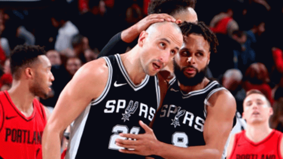Otro partido impecable de Manu Ginóbili con dos triples brillantes. Otro partido impecable de Manu Ginóbili con dos triples brillantes.