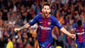 Lionel Messi aportó dos tantos en la goleada del Barcelona al Betis
