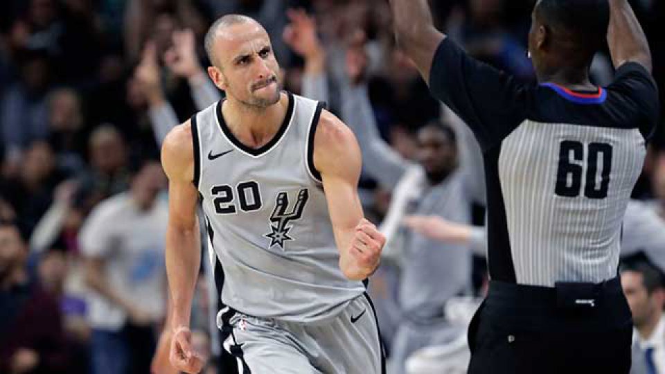 Ginóbili fue determinante en la victoria de los Spurs.