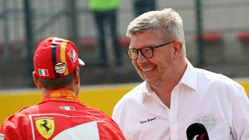 "Queremos que Ferrari, siga pero en las circunstancias adecuadas", dijo Brawn.