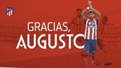 Atlético de Madrid le dio la despedida a Augusto Fernández