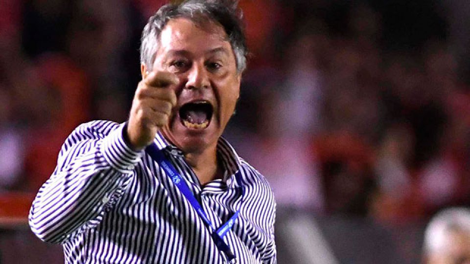 El DT de Independiente se quejó del arbitraje.