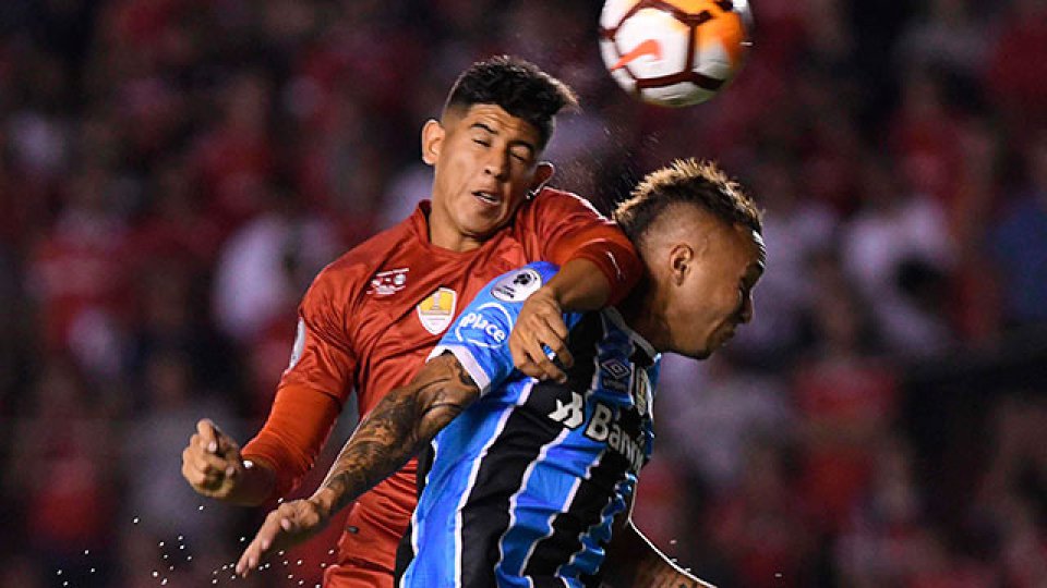 Independiente empató con Gremio la ida de la Recopa Sudamericana.