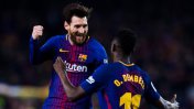 Lionel Messi anotó en la goleada del Barcelona que se afianza en la cima