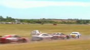 Video: Múltiple accidente en la primera final del año del Top Race en Paraná