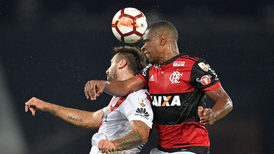 River igualó en Brasil ante Flamengo.