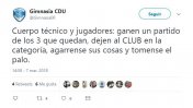 Polémico mensaje en una cuenta de Twitter de un simpatizante de Gimnasia de Concepción del Uruguay