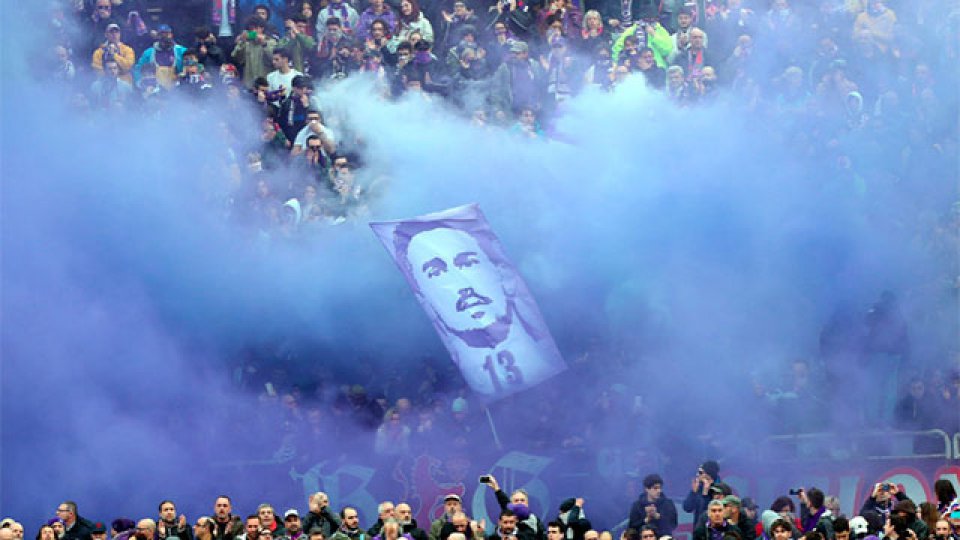 El emotivo homenaje de Fiorentina para Davide Astori.