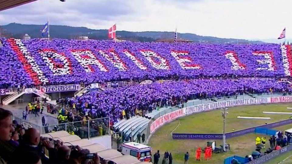 El emotivo homenaje de Fiorentina para Davide Astori.