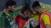 El llanto del entrerriano Ezequiel Unsain luego del gol de Belgrano