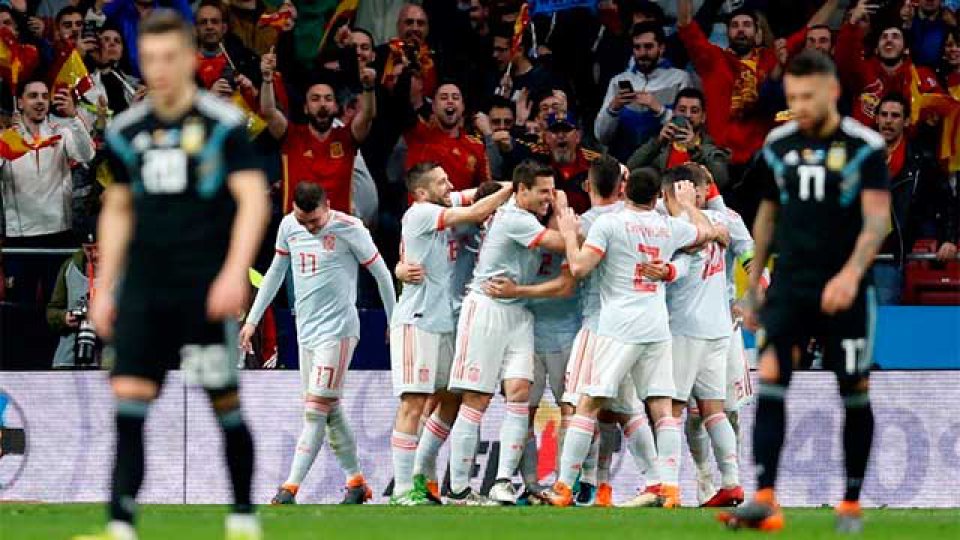 España le propinó una paliza a la Selección Argentina de cara al Mundial