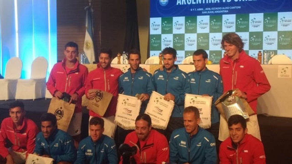 Argentina y Chile ya definieron su equipo para comenzar la serie.