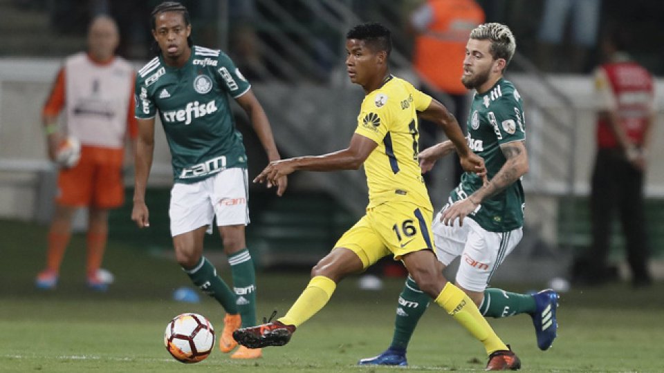 Boca logró un valioso empate ante Palmeiras de visitante.