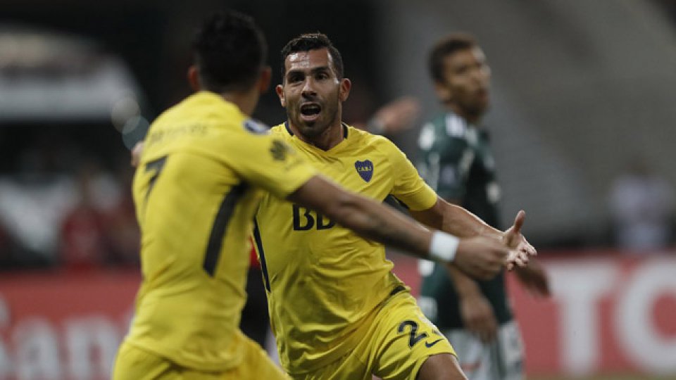 Boca logró un valioso empate ante Palmeiras de visitante.