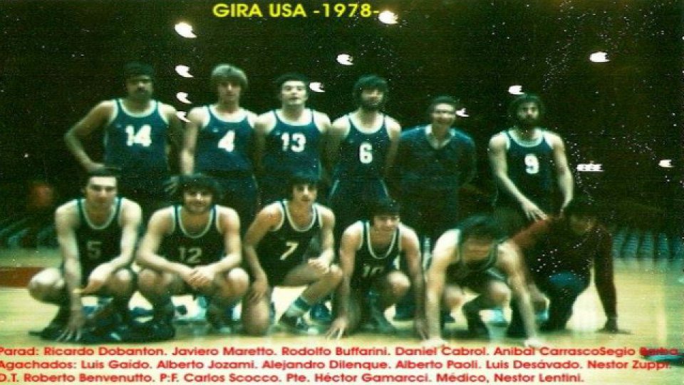 Selección Argentina en 1978 con varios entrerrianos.