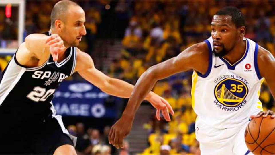 Los Warriors aplastaron 113-92 al equipo de Manu Ginóbili.