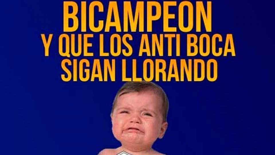 Boca se consagró Bicampeón y estallaron los memes con dedicatoria a River.