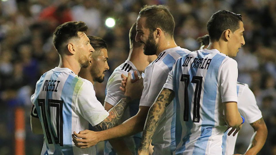 Argentina goleó a Haití en La Bombonera en la despedida ante su público.