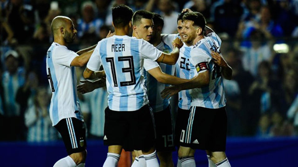 Argentina goleó a Haití en La Bombonera en la despedida ante su público.