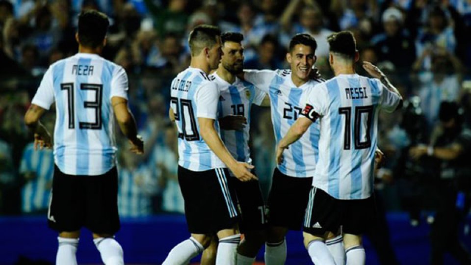 Argentina goleó a Haití en La Bombonera en la despedida ante su público.