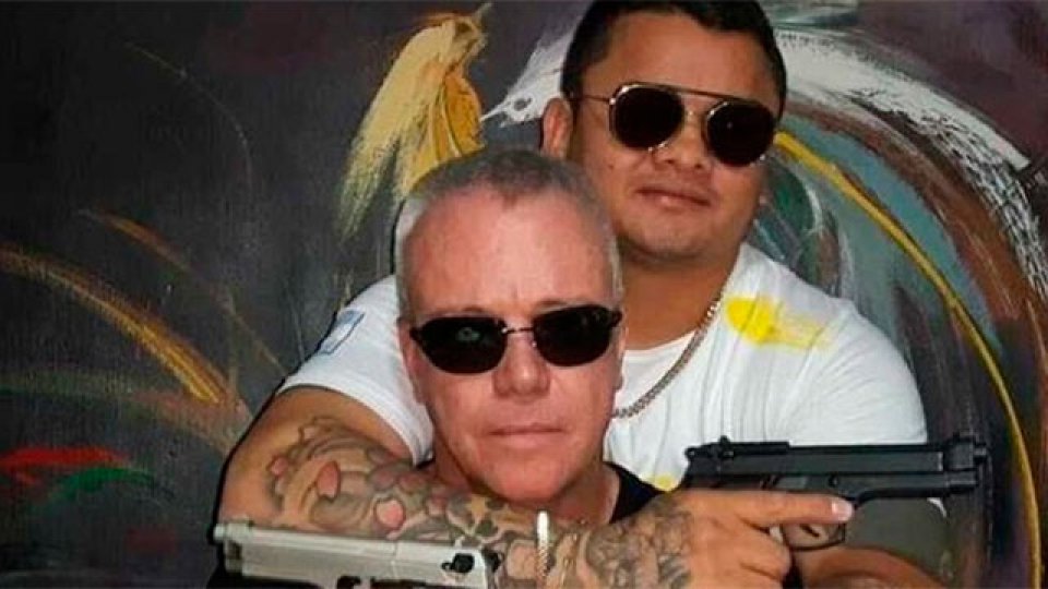 La foto que debió borrar el Chino Maidana junto al narco colombiano Popeye.