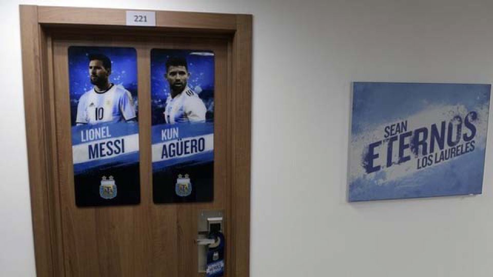 Las habitaciones dobles de los jugadores de la Albiceleste.