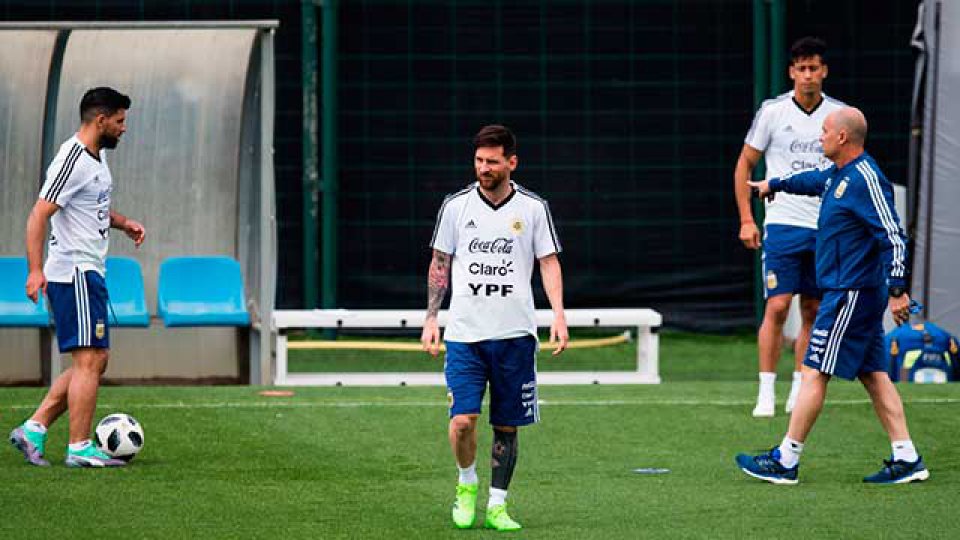 La Selecci&oacute;n de Sampaoli realiz&oacute; una pr&aacute;ctica a puertas abiertas en Rusia.