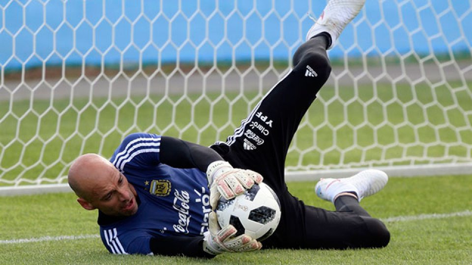 Wilfredo Caballero, a horas del debut en Rusia 2018. Wilfredo Caballero, a horas del debut en Rusia 2018.